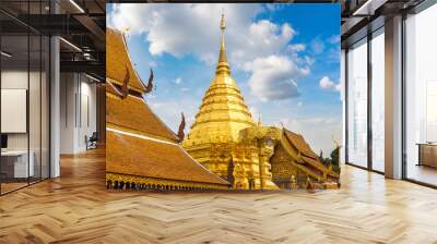 \Wat Phra That Doi Suthep in Chiang Mai Wall mural